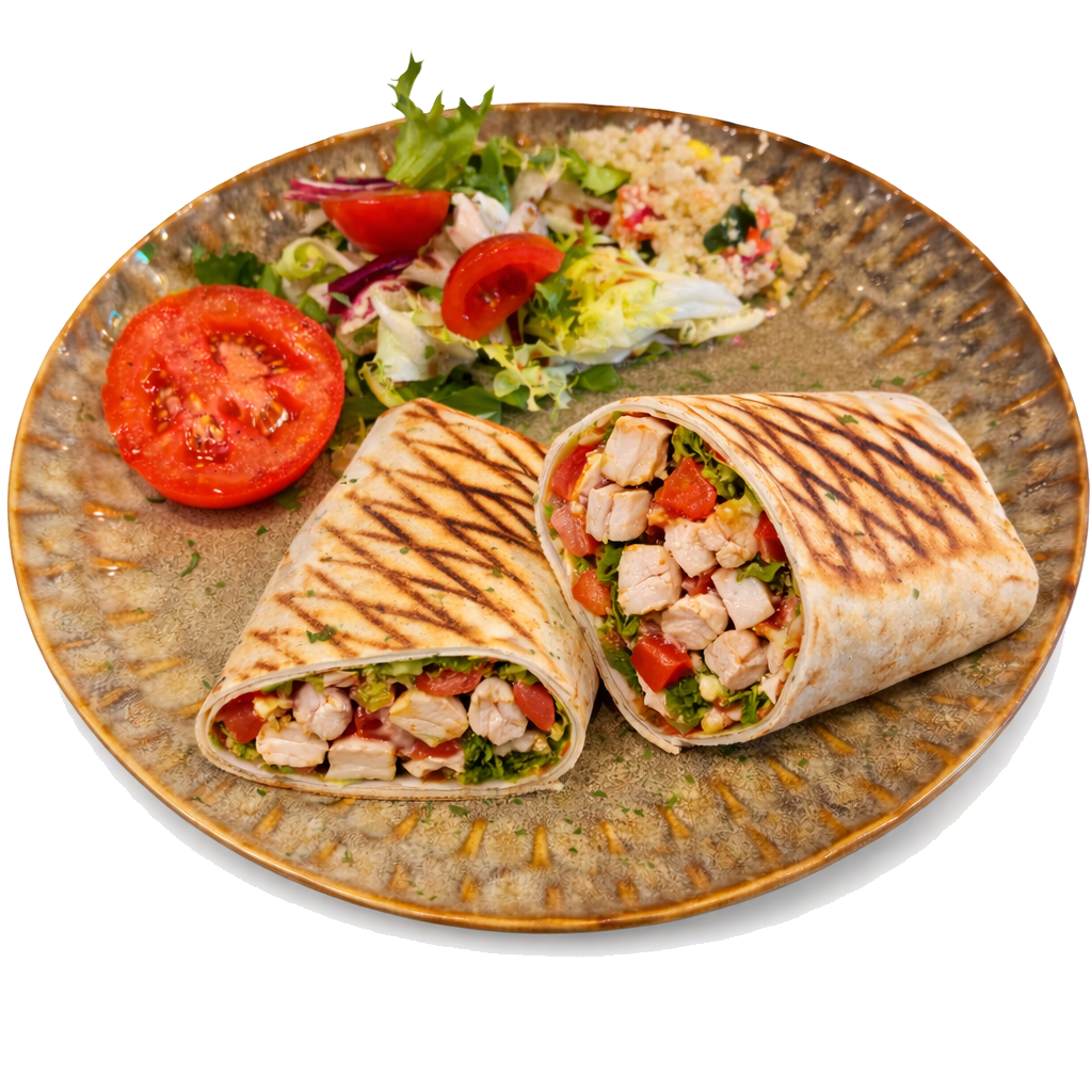 Wrap poulet tartare