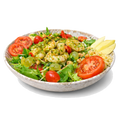 Salade scampi